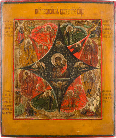 AN ICON SHOWING THE MOTHER OF GOD 'OF THE BURNING BUSH' - фото 1