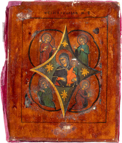 A SMALL ICON SHOWING THE MOTHER OF GOD 'THE UNBURNT THORNBUSH' - фото 2