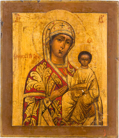 AN ICON SHOWING THE SMOLENSKAYA MOTHER OF GOD - фото 1