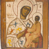 IKONE MIT DER GOTTESMUTTER VON TICHWIN (TICHWINSKAJA) - Foto 1
