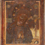 AN ICON SHOWING THE AKTHYRSKAYA MOTHER OF GOD - фото 1