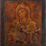AN ICON SHOWING THE VLADIMIRSKAYA MOTHER OF GOD - photo 1