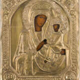 AN ICON SHOWING THE MOTHER OF GOD 'THE SURETY OF SINNERS' WITH OKLAD - photo 1