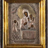 AN ICON SHOWING THE MOTHER OF GOD 'OF UNEXPECTED JOY' WITH OKLAD WITHIN KYOT - фото 1