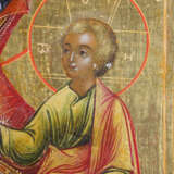A FINE ICON SHOWING THE IVERSKAYA MOTHER OF GOD WITH A SILVER OKLAD - photo 4