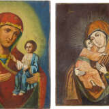 TWO ICONS SHOWING IMAGES OF THE MOTHER OF GOD - photo 1