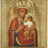 A SMALL ICON SHOWING THE MOTHER OF GOD OF CHERNIGOV - photo 1