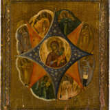 AN ICON SHOWING THE MOTHER OF GOD 'OF THE BURNING BUSH' - photo 1