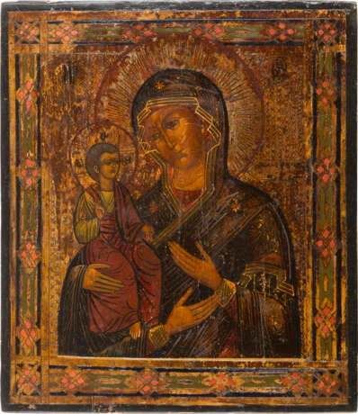 IKONE MIT DER DREIHÄNDIGEN GOTTESMUTTER (TRICHEIROUSA) - Foto 1