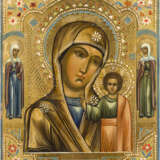 A SMALL ICON SHOWING THE KAZANSKAYA MOTHER OF GOD - photo 1