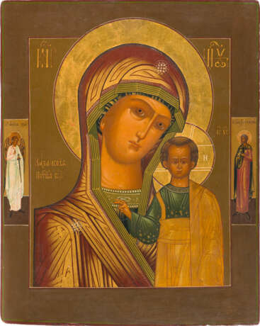 A VERY LARGE ICON SHOWING THE KAZANSKAYA MOTHER OF GOD - photo 1