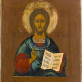 AN ICON SHOWING CHRIST PANTOKRATOR - photo 1
