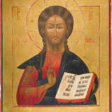 AN ICON SHOWING CHRIST PANTOKRATOR - photo 1
