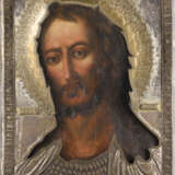 A VERY LARGE ICON SHOWING ST. JOHN THE FORERUNNER WITH RIZA - photo 1