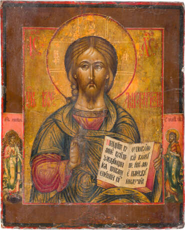 FEINE IKONE MIT CHRISTUS PANTOKRATOR MIT RIZA - Foto 2