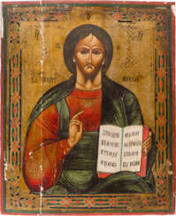 GROSSE IKONE MIT CHRISTUS PANTOKRATOR