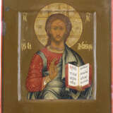 A SMALL ICON SHOWING CHRIST PANTOKRATOR - photo 1