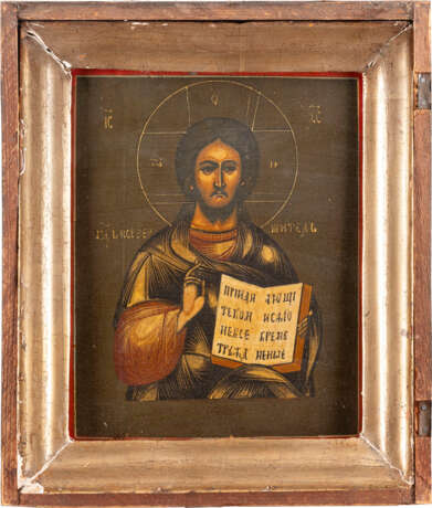 AN ICON SHOWING CHRIST PANTOKRATOR WITHIN KYOT - photo 1