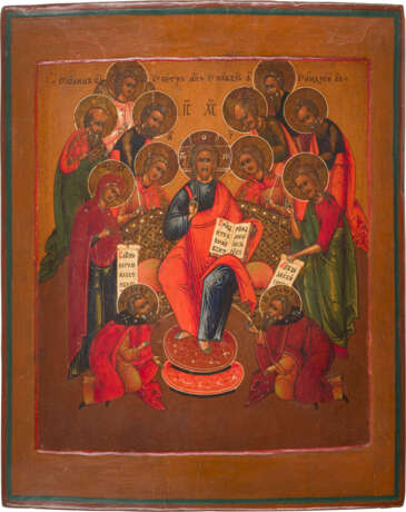 TWO ICONS SHOWING CHRIST PANTOKRATOR AND THE DEISIS - photo 2