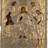 A SMALL ICON SHOWING THE DEISIS WITH OKLAD - photo 1