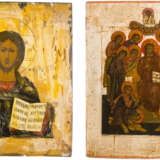 TWO ICONS: CHRIST PANTOKRATOR AND EXTENDED DEISIS - фото 1