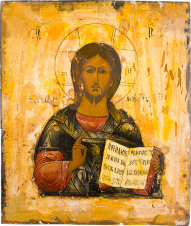 TWO ICONS: CHRIST PANTOKRATOR AND EXTENDED DEISIS - фото 2