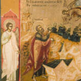 A VERY FINE ICON SHOWING THE NATIVITY OF THE MOTHER OF GOD - photo 3
