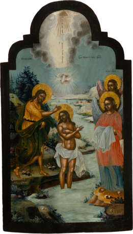 A RARE AND VERY FINE SET OF SIX MONUMENTAL ICONS FROM A CHURCH ICONOSTASIS - photo 7