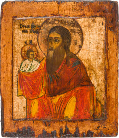 AN ICON SHOWING ST. SIMEON THE GOD-RECEIVER - фото 1
