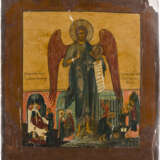 AN ICON SHOWING ST. JOHN THE FORERUNNER AS ANGEL OF THE DESERT WITH SCENES FROM HIS LIFE - photo 1