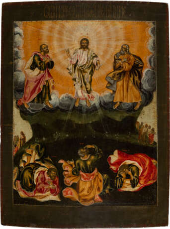 A LARGE AND FINE ICON SHOWING THE TRANSFIGURATION OF CHRIST - photo 1