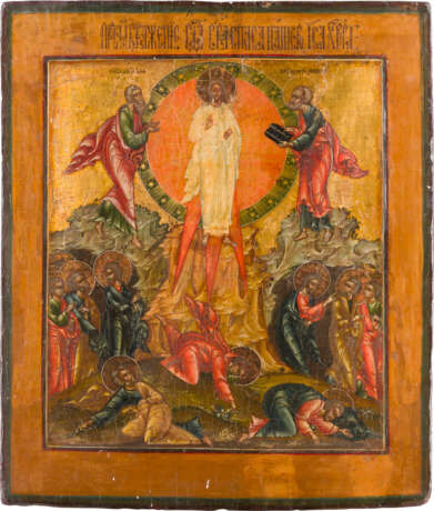 AN ICON SHOWING THE TRANSFIGURATION OF CHRIST - фото 1