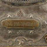 A MONUMENTAL ICON SHOWING THE MANDYLION WITH A SILVER AND METAL OKLAD - photo 6