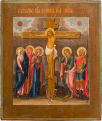 IKONE MIT DER KREUZIGUNG CHRISTI