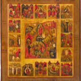 A LARGE ICON OF THE RESURRECTION OF CHRIST AND THE DESCENT INTO HELL AND THE MAJOR - photo 1