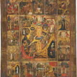 A LARGE AND FINE ICON OF THE DESCENT INTO HELL AND THE RESURRECTION OF CHRIST AND THE - photo 1