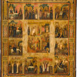 AN ICON OF THE RESURRECTION OF CHRIST AND THE MAJOR LITURGICAL FEASTS - photo 1