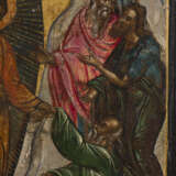 A FINE AND LARGE ICON SHOWING THE DESCENT INTO HELL - photo 4