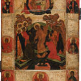 A FINE ICON SHOWING THE DESCENT INTO HELL - photo 1