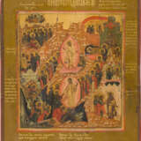 AN ICON SHOWING THE RESURRECTION AND THE DESCENT INTO HELL - photo 1