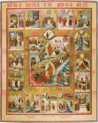 A MONUMENTAL ICON OF THE RESURRECTION AND DESCENT INTO HELL OF CHRIST AND THE MAJOR