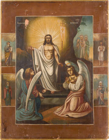 A VERY LARGE ICON SHOWING THE RESURRECTION OF CHRIST - фото 1