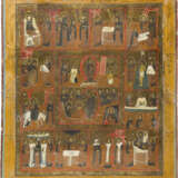 A VERY LARGE ICON OF THE RESURRECTION OF CHRIST AND THE DESCENT INTO HELL AND THE MAJOR - photo 1