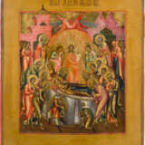 AN ICON SHOWING THE DORMITION OF THE MOTHER OF GOD - photo 1