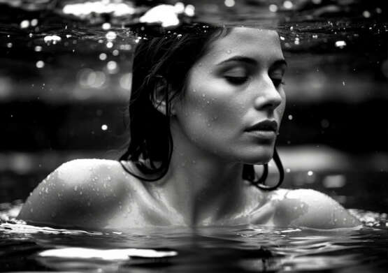 "Форма воды" Lot de 4 pièces фотопечать Photographie numérique Портрет женский Russie 2025 - photo 1