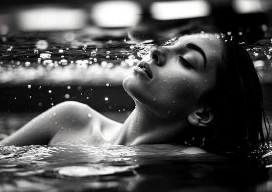 "Форма воды" Lot de 4 pièces фотопечать Photographie numérique Портрет женский Russie 2025 - photo 3
