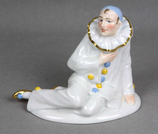 Porzellanfigur Pierrot - photo 1