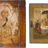 TWO ICONS: THE OLD TESTAMENT TRINITY AND THE MOTHER OF GOD OF THE SIGN - photo 1