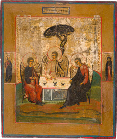 TWO ICONS: THE OLD TESTAMENT TRINITY AND THE MOTHER OF GOD OF THE SIGN - photo 3