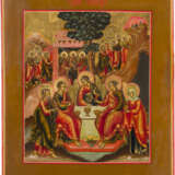 A FINE ICON SHOWING THE OLD TESTAMENT TRINITY - photo 1